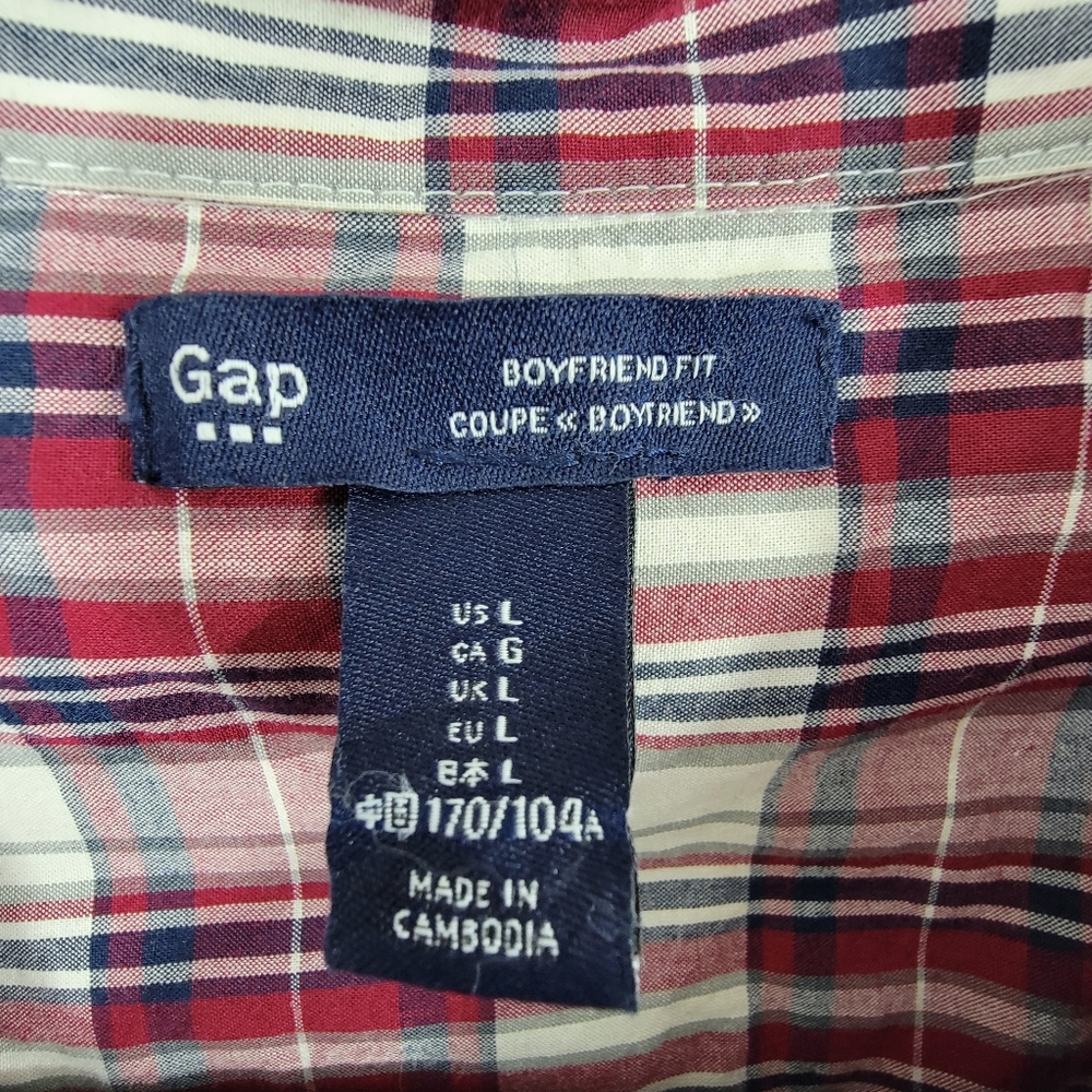 Gap Button Down Top Women's Large - image 2